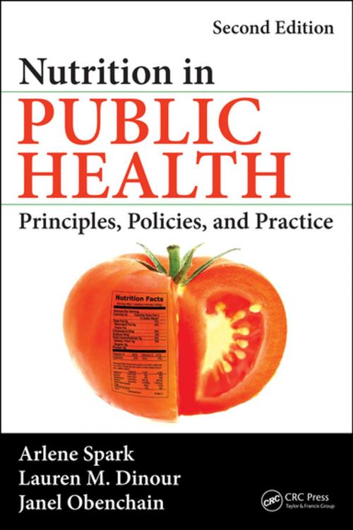 Cover of the book Nutrition in Public Health by Arlene Spark, Lauren M. Dinour, Janel Obenchain, CRC Press