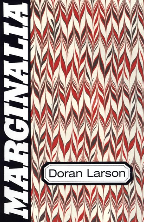 Cover of the book Marginalia by Doran Larson, The Permanent Press (ORD)