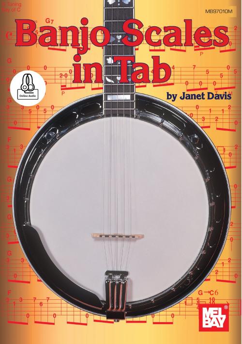 Cover of the book Banjo Scales in Tab by Janet Davis, Mel Bay Publications, Inc.