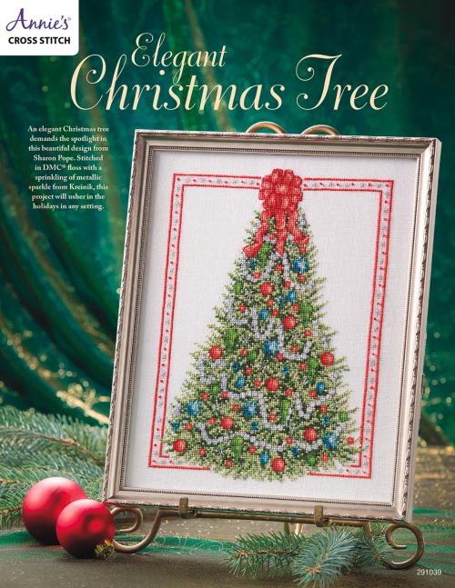 Cover of the book Elegant Christmas Tree Cross Stitch by Annie's, Annie's