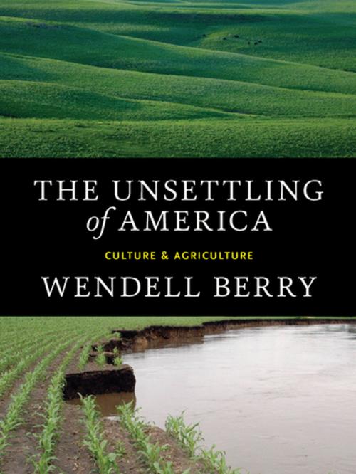 Cover of the book The Unsettling of America by Wendell Berry, Counterpoint Press
