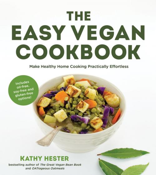 Cover of the book The Easy Vegan Cookbook by Kathy Hester, Page Street Publishing