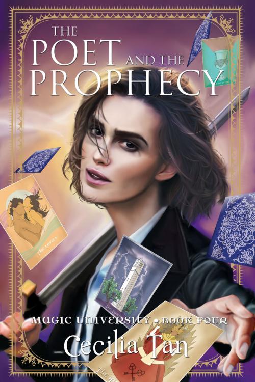 Cover of the book The Poet and the Prophecy by Cecilia Tan, Riverdale Avenue Books