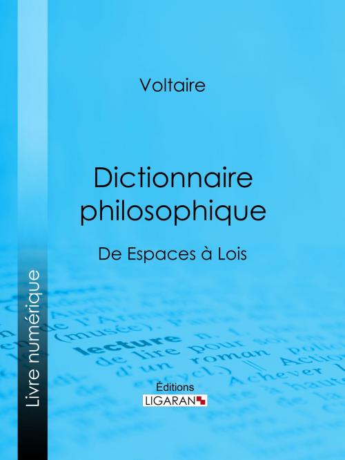 Cover of the book Dictionnaire philosophique by Voltaire, Louis Moland, Ligaran, Ligaran
