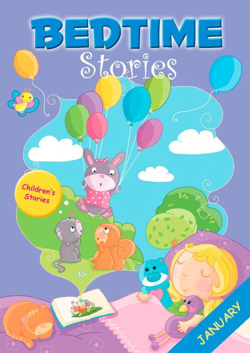 Cover of the book 31 Bedtime Stories for January by Sally-Ann Hopwood, Bedtime Stories, Caramel