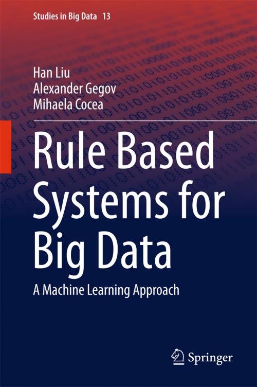 Cover of the book Rule Based Systems for Big Data by Han Liu, Alexander Gegov, Mihaela Cocea, Springer International Publishing