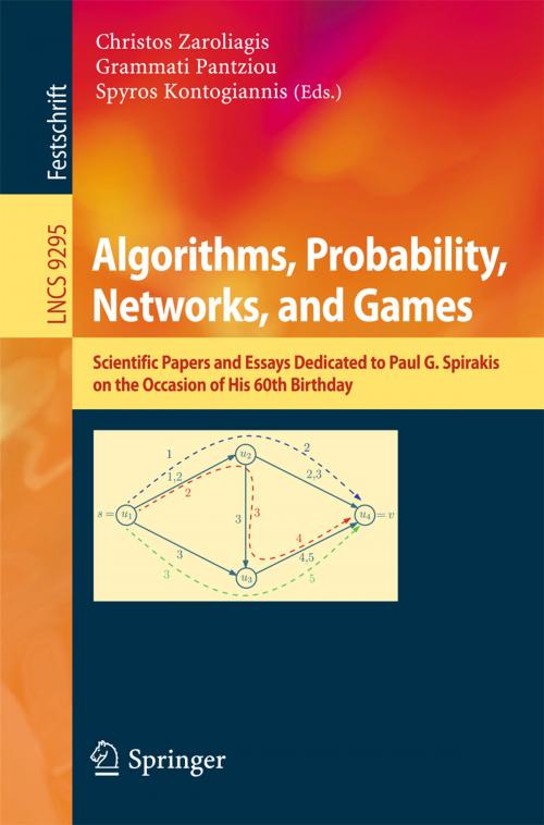 Cover of the book Algorithms, Probability, Networks, and Games by , Springer International Publishing