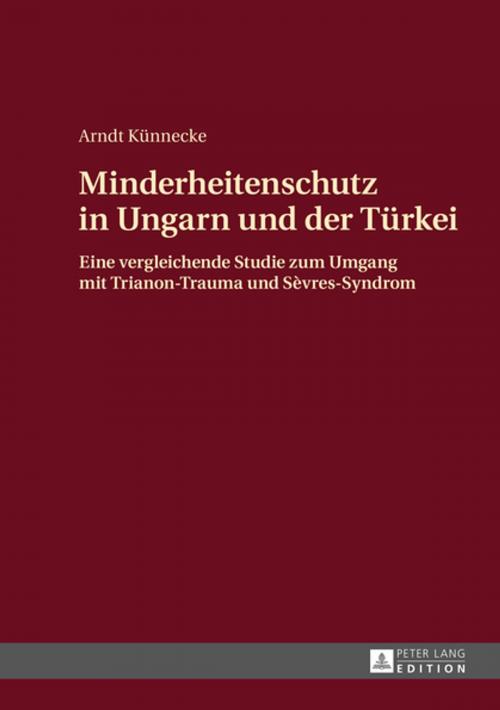 Cover of the book Minderheitenschutz in Ungarn und der Tuerkei by Arndt Künnecke, Peter Lang