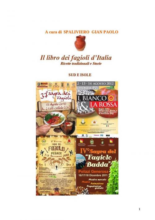 Cover of the book Libro dei fagioli d'Italia (sud e isole) by Gian Paolo Spaliviero, Gian Paolo Spaliviero