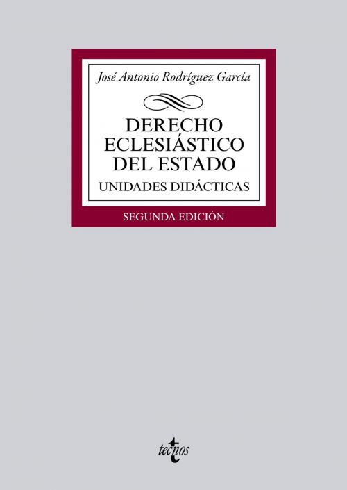 Cover of the book Derecho eclesiástico del Estado by José Antonio Rodríguez García, Tecnos