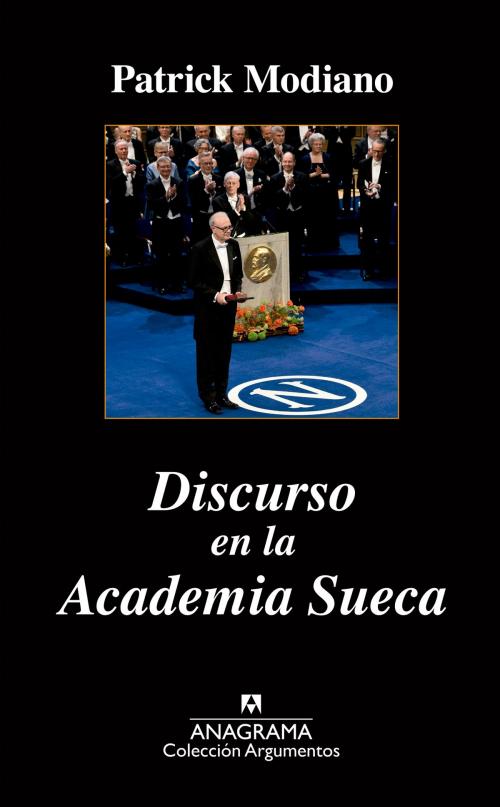 Cover of the book Discurso en la academia sueca by Patrick Modiano, Editorial Anagrama