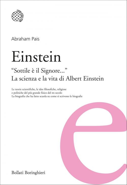 Cover of the book Einstein by Abraham Pais, Bollati Boringhieri
