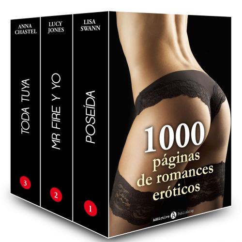 Cover of the book 1000 páginas de romances eróticos by Lucy K. Jones, Lisa Swann, Anna Chastel, Addictive Publishing