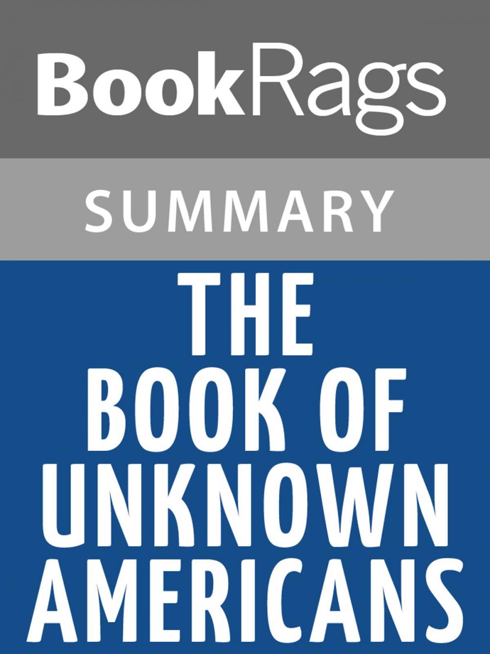 Big bigCover of The Book of Unknown Americans by Cristina Henríquez Summary & Study Guide