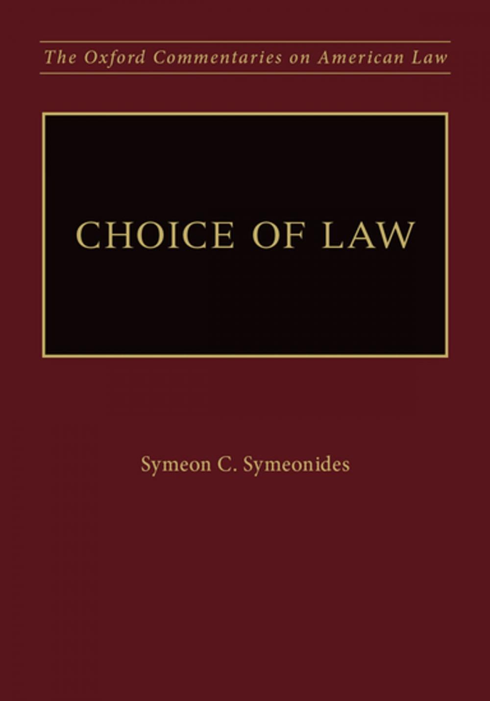 Big bigCover of Choice of Law