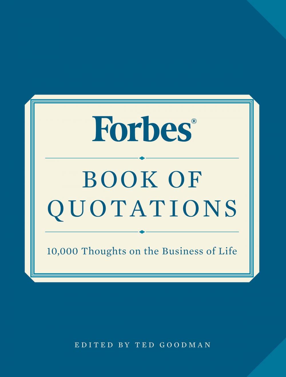Big bigCover of Forbes Book of Quotations