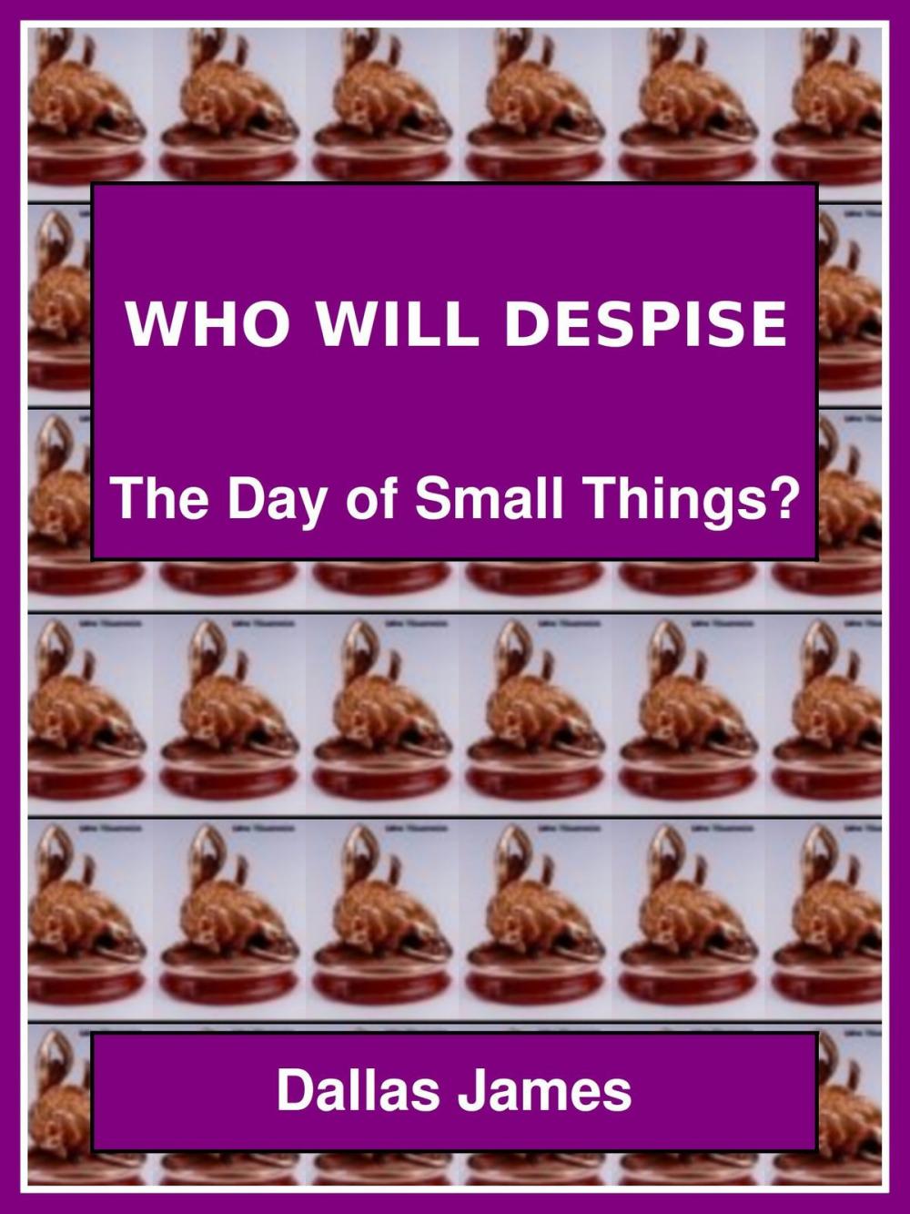 Big bigCover of Who Will Despise: The Day of Small Things?