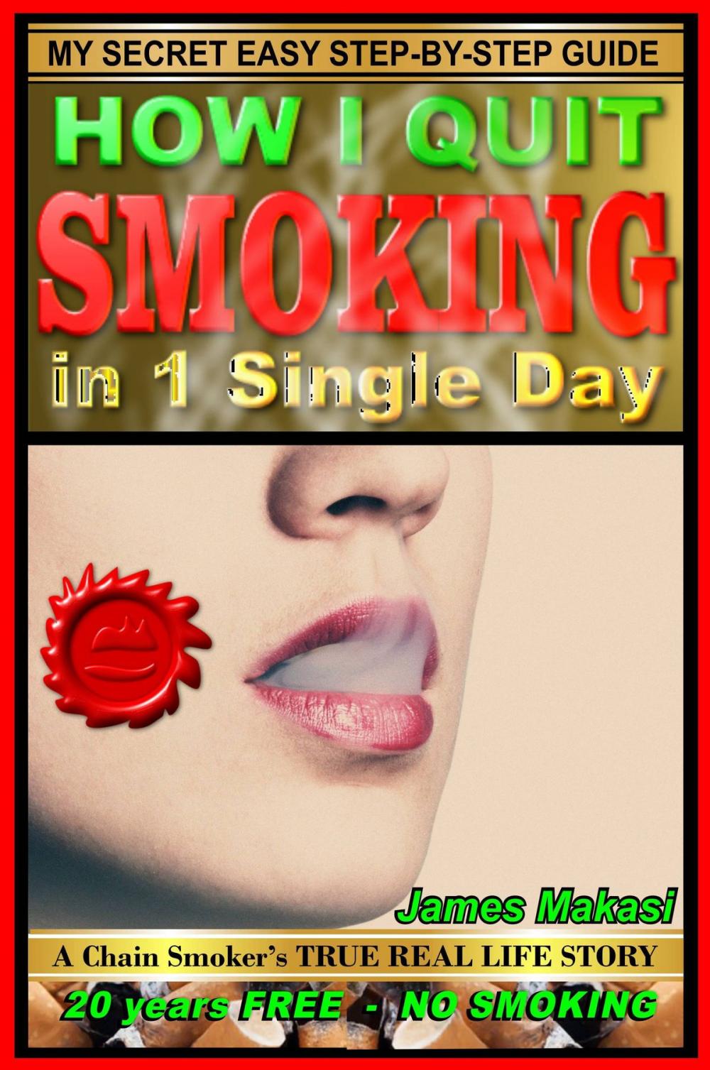 Big bigCover of How I Quit Smoking In 1 Single Day: A Chain-Smoker's True Real Life Story