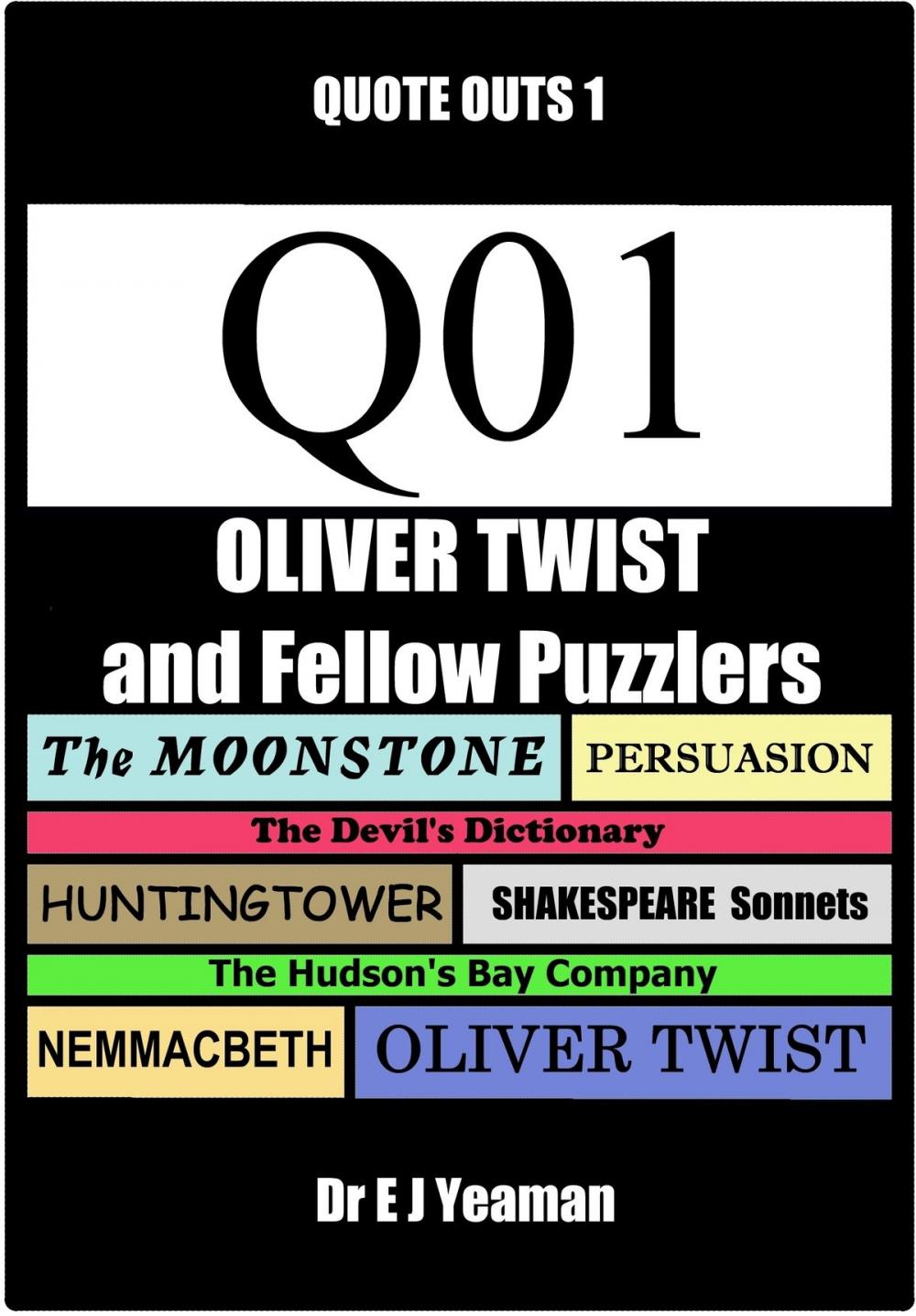 Big bigCover of Oliver Twist and Fellow Puzzlers (Quote-Outs 1)