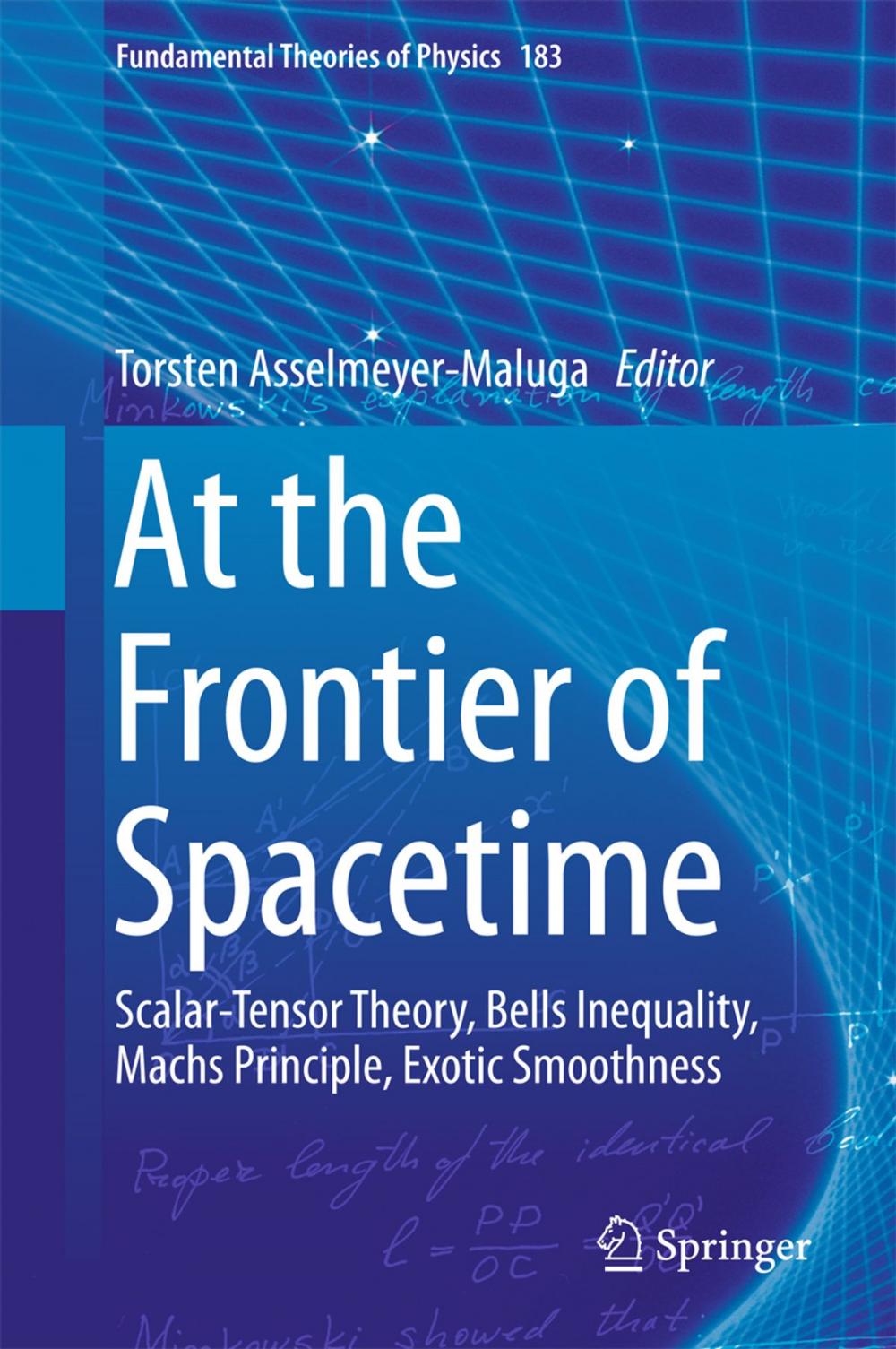 Big bigCover of At the Frontier of Spacetime
