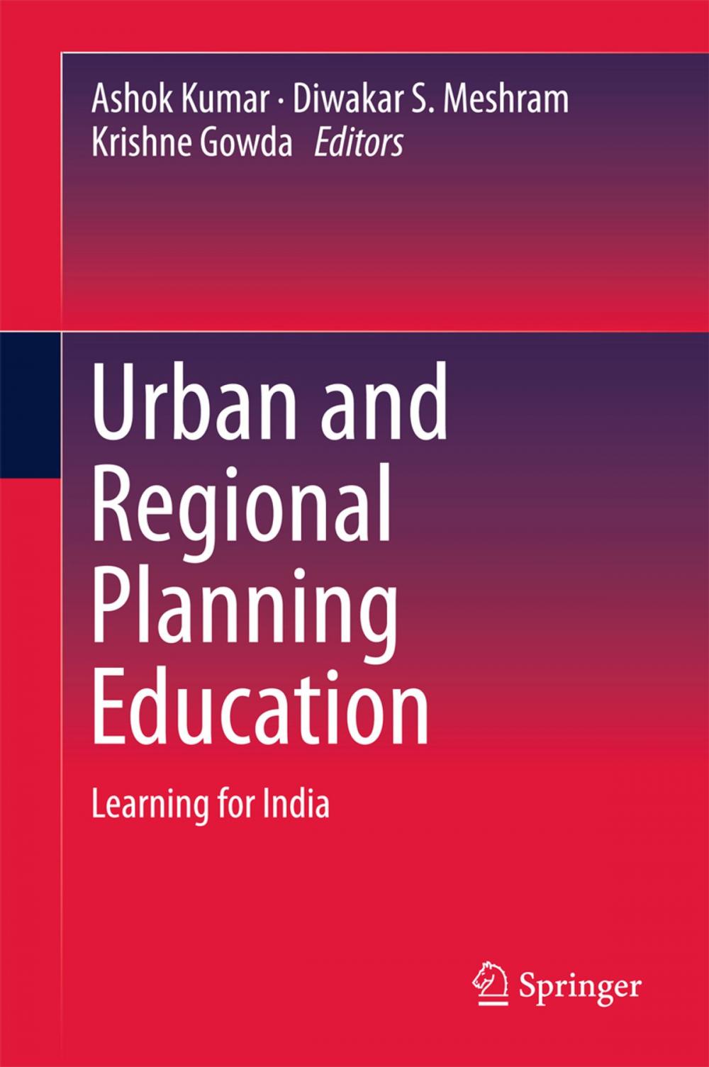 Big bigCover of Urban and Regional Planning Education