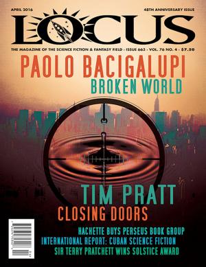 Cover of Locus Magazine, Issue #663, April 2016