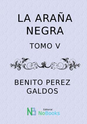 Cover of the book La araña negra by Edgar Allan Poe, NoBooks Editorial