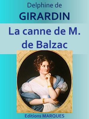 Cover of the book La canne de M. de Balzac by Alphonse KARR