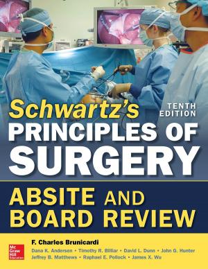 Book cover of Schwartz's Principles of Surgery ABSITE and Board Review, 10/e