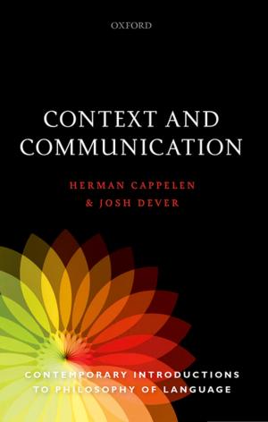 Book cover of Context and Communication