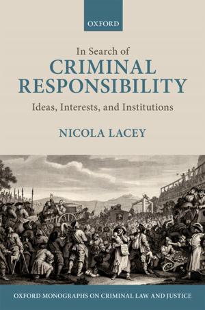 Cover of the book In Search of Criminal Responsibility by Michael Bridge