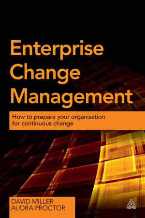 Book cover of Enterprise Change Management