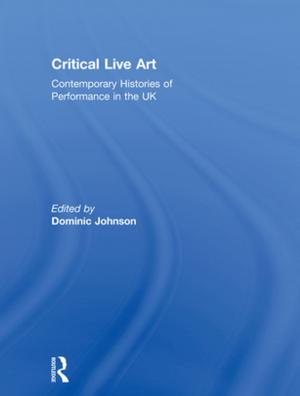 Cover of the book Critical Live Art by Tim Ingold