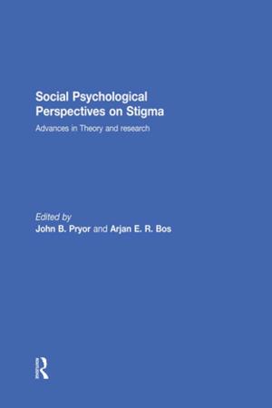 Cover of the book Social Psychological Perspectives on Stigma by Igor Primoratz