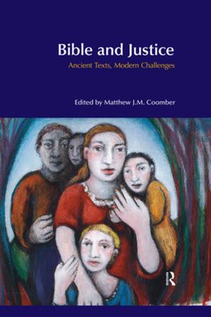 Cover of the book Bible and Justice by Michael Dickmann, Yehuda Baruch
