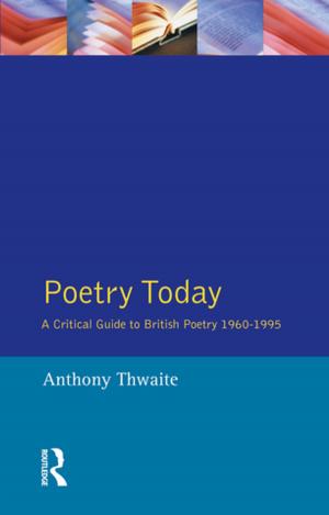 Cover of the book Poetry Today by 