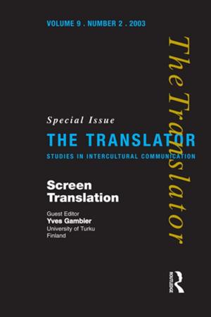 Cover of the book Screen Translation by Pierre Legendre