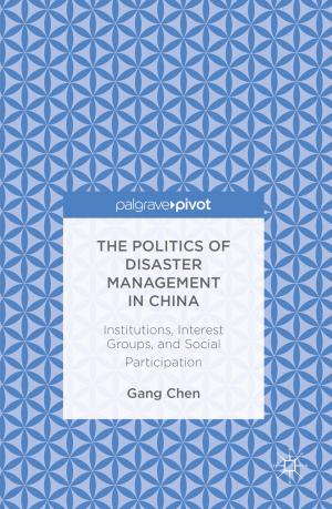 Cover of the book The Politics of Disaster Management in China by P. Lemieux