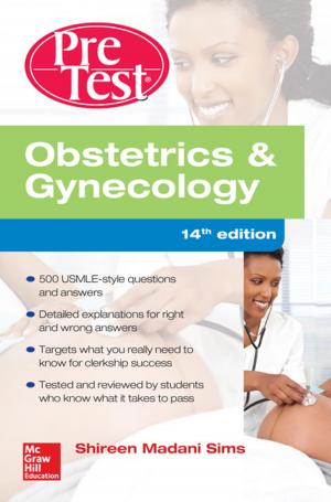 Cover of the book Obstetrics And Gynecology PreTest Self-Assessment And Review, 14th Edition by Casino Danova