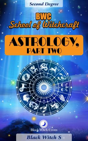 Book cover of Astrology, Part 2. Year 2 in BWC School of Witchcraft.