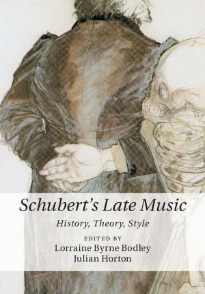 Cover of the book Schubert's Late Music by Radcliffe G. Edmonds III