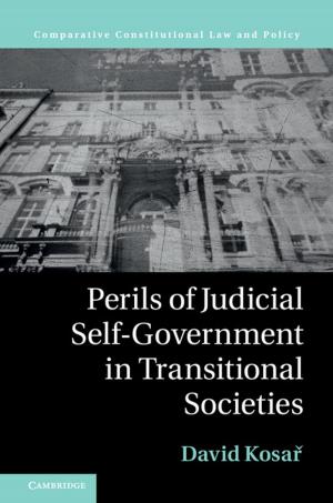 Cover of the book Perils of Judicial Self-Government in Transitional Societies by 