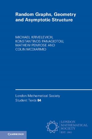 Cover of the book Random Graphs, Geometry and Asymptotic Structure by Thomas A. Lambert