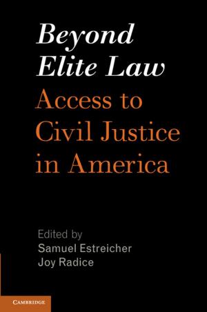 Cover of the book Beyond Elite Law by Dirk Van Gerven