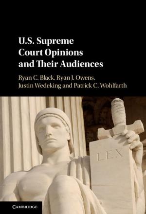 Cover of the book US Supreme Court Opinions and their Audiences by Hamlyn G. Jones