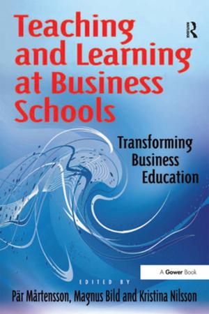 Book cover of Teaching and Learning at Business Schools