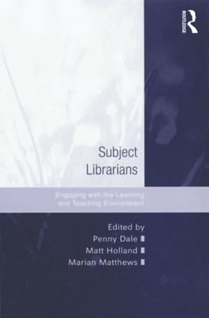 Cover of the book Subject Librarians by Daniel Yankelovich