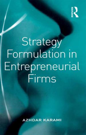 Cover of the book Strategy Formulation in Entrepreneurial Firms by Jackie Craissati