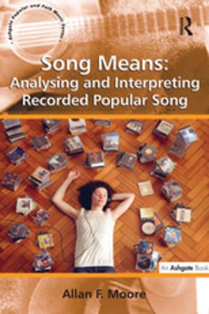 Cover of the book Song Means: Analysing and Interpreting Recorded Popular Song by Laurence H. Winer, Nina J. Crimm