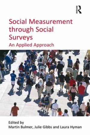 Cover of the book Social Measurement through Social Surveys by Martin J. Dent